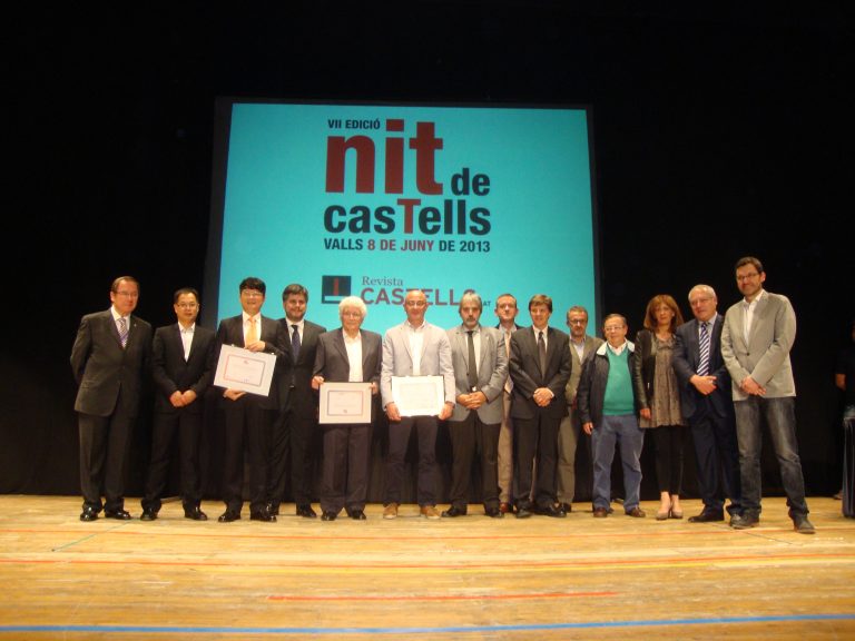 La Nit de Castells premia Joan Vallès, Damm i la colla xinesa