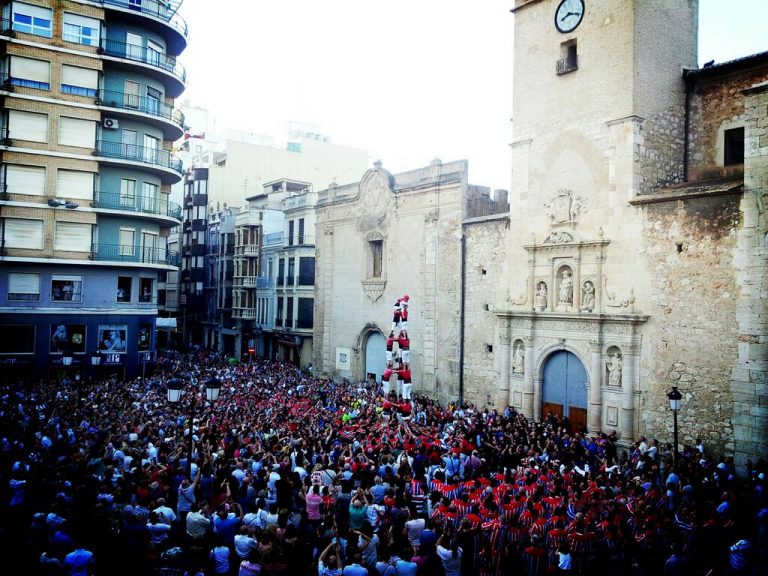 Castells i muixerangues a Algemesí