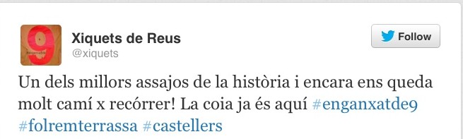 Assaig a cop de tweet