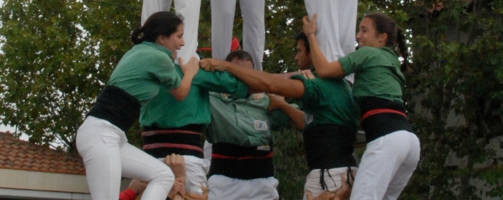 El 3de8, el pal de paller dels castells