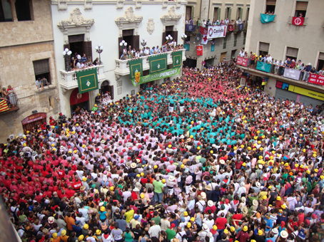 Les places amb més castells de 9