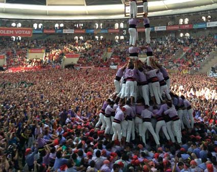 Quants castellers ha portat cada colla al Concurs?