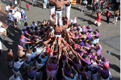 Assaig i convenciment per ser colla de 7