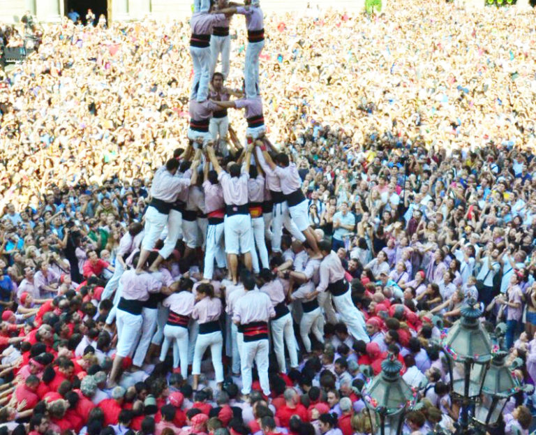 Els Minyons toquen el cel a Barcelona