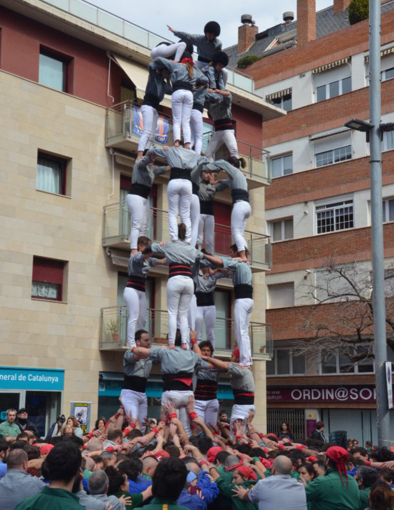 Castells de rodatge amb el cor a Gavà