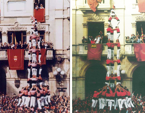 Santa Úrsula i els castells de 9