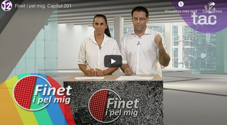 Finet i pel mig. Capítol 201. 20/8/2019