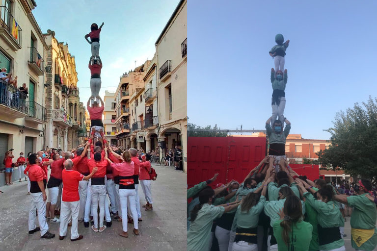 Pilars de 4 a l’Arboç i Mollet en mostres de cultura popular estàtiques