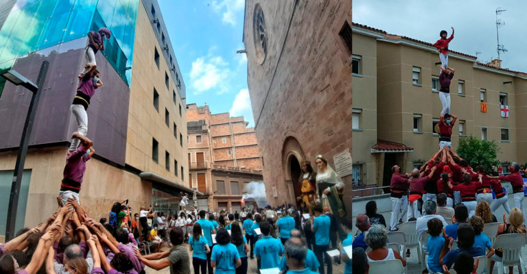 Sant Bartomeu porta pilars a Sitges i Igualada