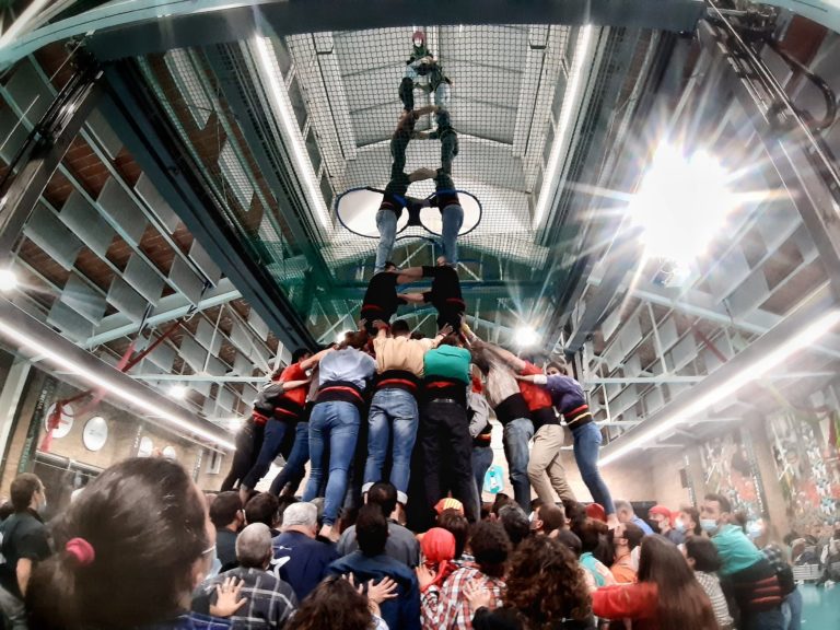 Sant Jordi amb llibres, roses i castells