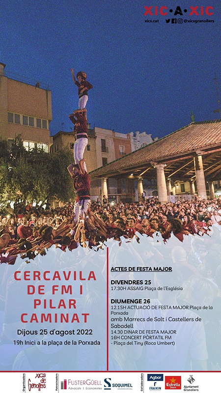 Dijous 25, 16h. Els Xics arrenquen la Festa Major a Granollers.