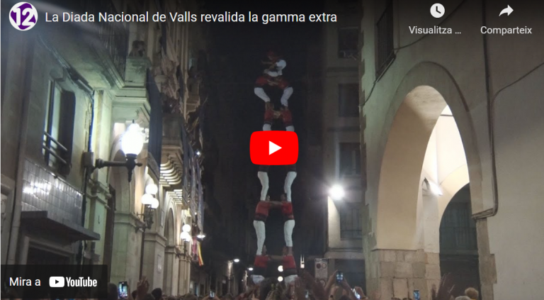 La vigília, a Valls, i la Diada, a Tarragona: els vídeos