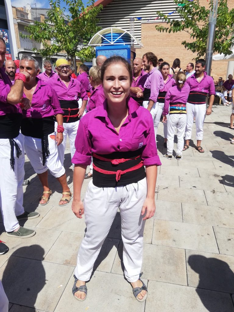 Dilluns 5, 11h. Jana Peters, primera baix de 4de8 dels Moixiganguers