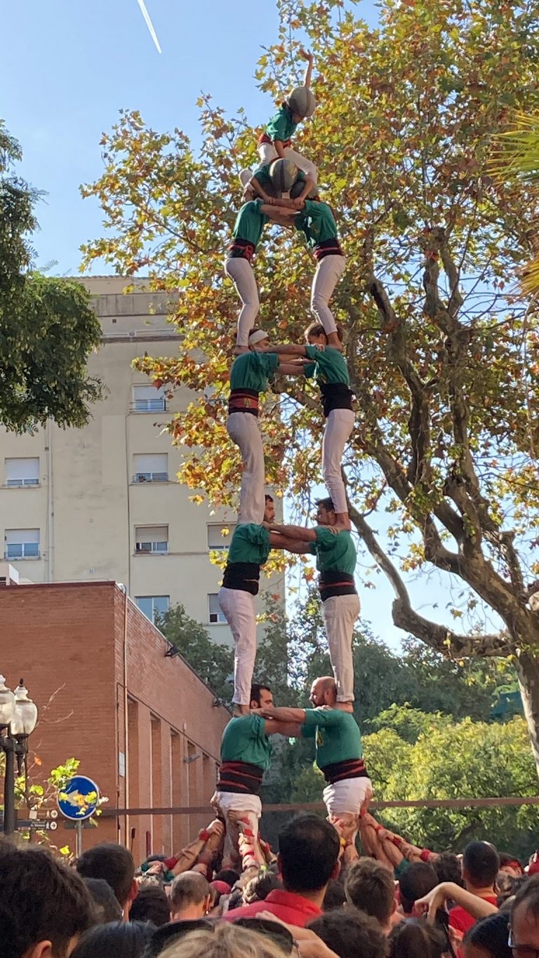 Els Castellers de Sabadell situen el 4de8 com a sostre