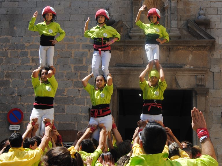 10 anys fent castells a Santa Cristina