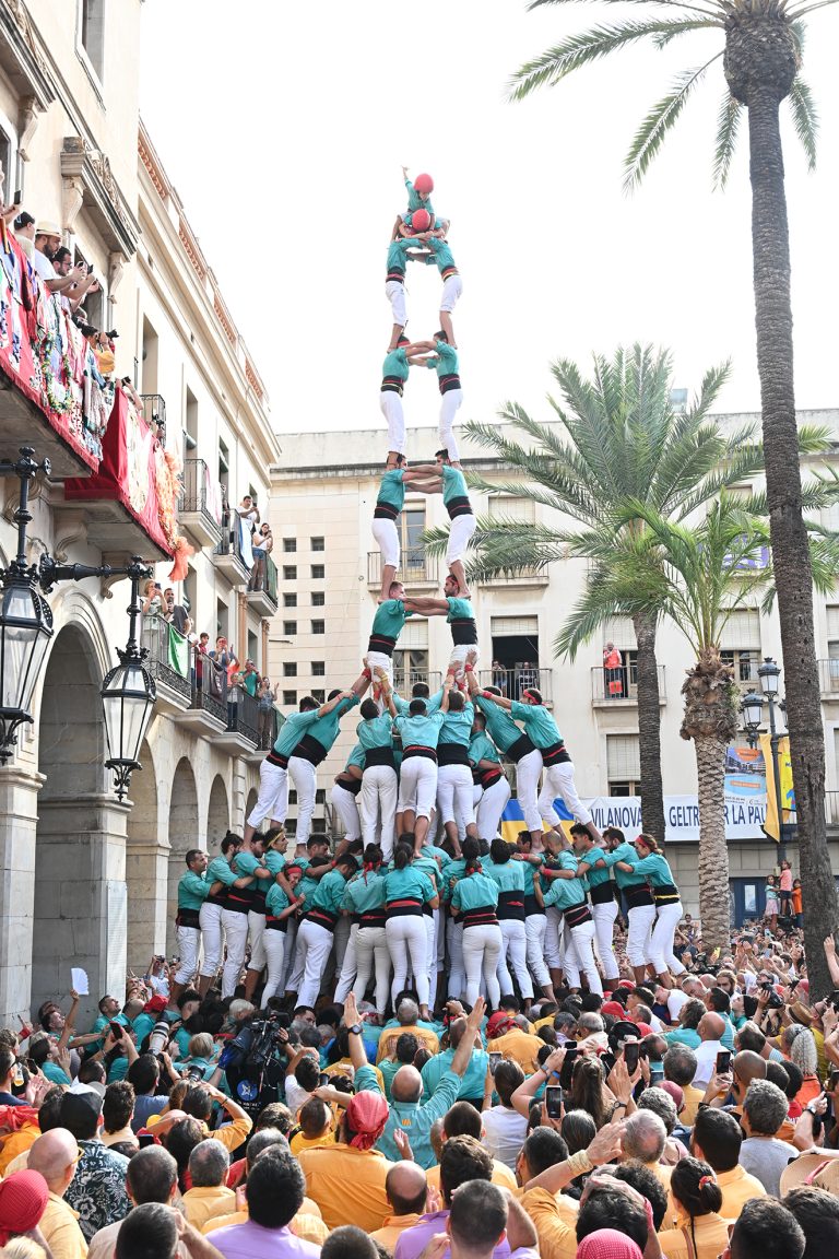 Els Castellers de Vilafranca porten a Vilanova la millor actuació de la temporada