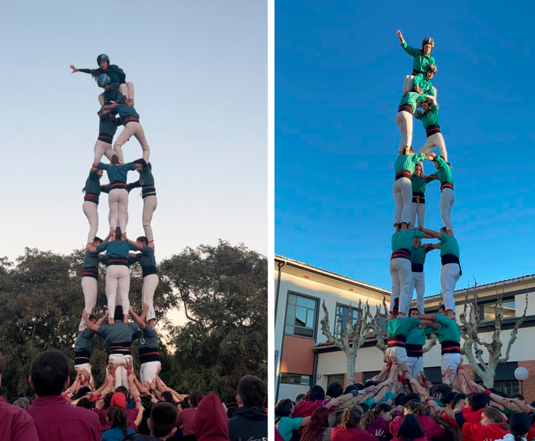 Arreplegats i Ganàpies es reparteixen els castells de 7