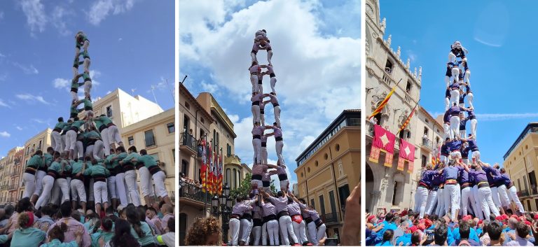 Els Verds s’emmanillen per partida doble i els Minyons i els Capgrossos arriben als 9 pisos