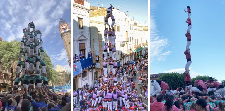 Els Verds i la Jove alcen castells de 9 en un cap de setmana de transició