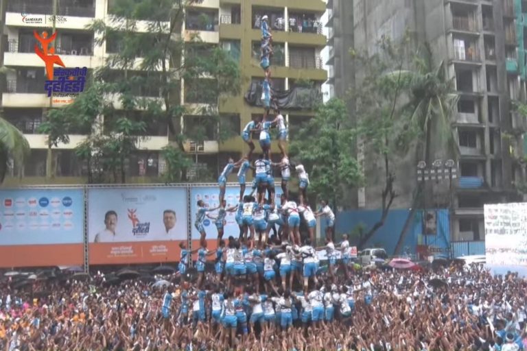 The Dahi Handi is flooded with constructions of 9, but the 10 remains at the gates
