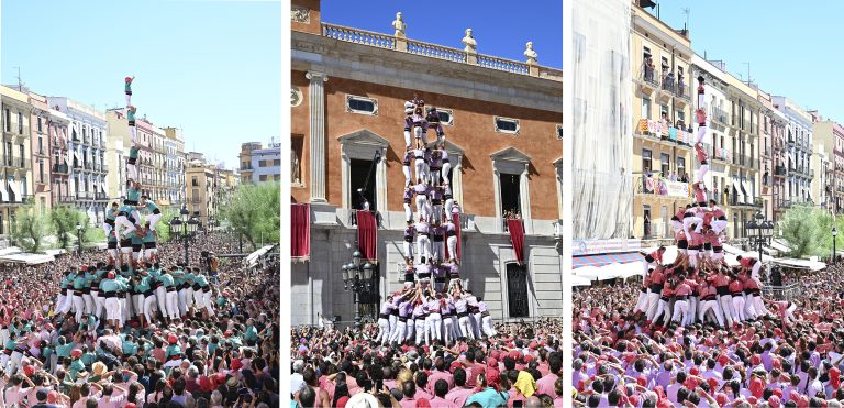 Massa caigudes al Primer Diumenge de Festes