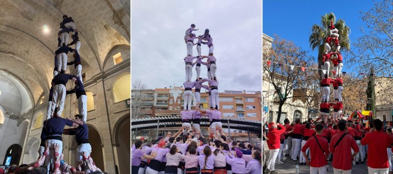 Capgrossos obre el caseller de 8 i Barcelona exhibeix la força de les castelleres