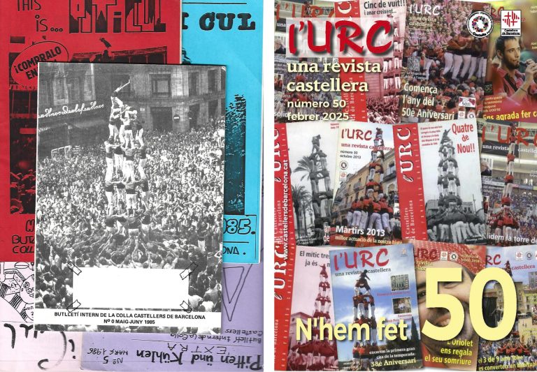 40 anys de publicacions als Castellers de Barcelona