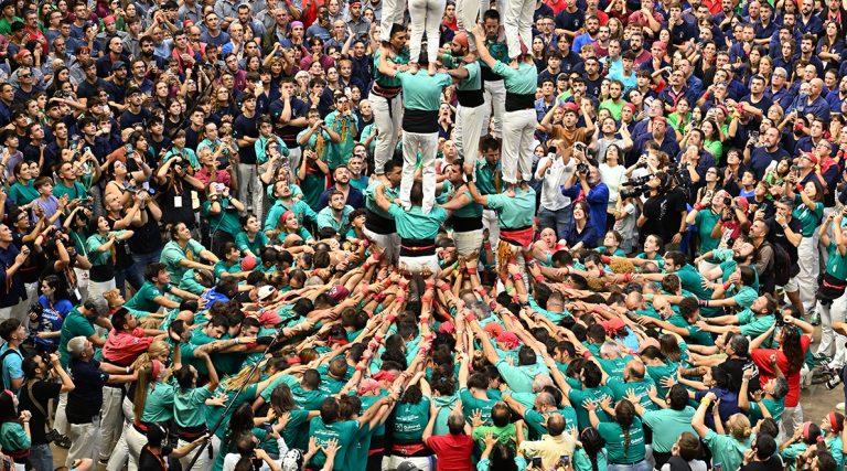 Les colles que menys van caure el 2024 (i les que més)