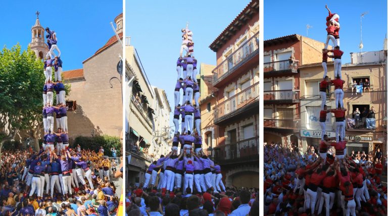 La pluja fa estralls a l’agenda castellera en un cap de setmana en què brillen els Capgrossos, la Jove i la Joves