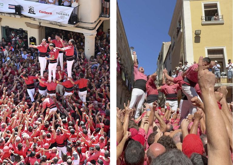 Sant Fèlix és immens i els Xiquets de Valls molt grans