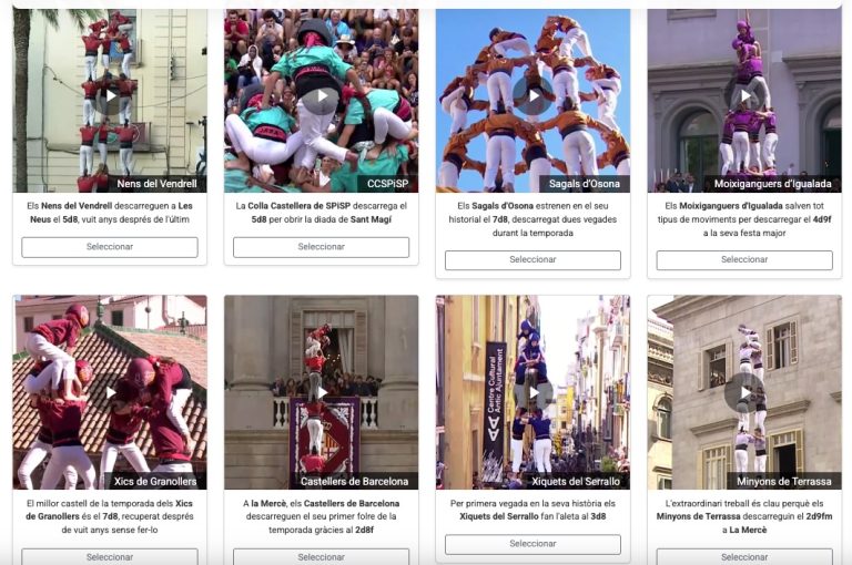 La Xarxa proposa 27 castells per triar la Imatge de l’any