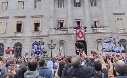Santa Eulàlia de castells de 7 en les primeres diades de l’any