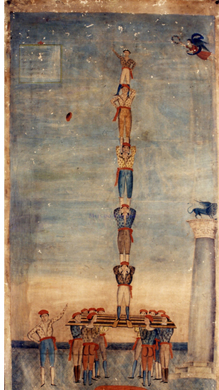 Els ‘castellers’ del Carnaval