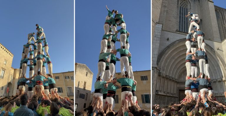 Xoriguers triomfen en un Aniverfest amb quatre colles amb castells de 7