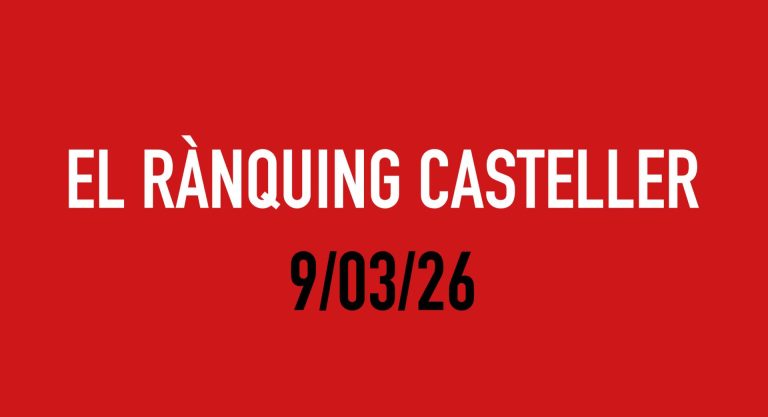 El Rànquing Casteller: 9/03/26