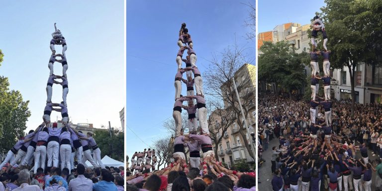 Sant Jordi folrat dels Minyons i de 8 de la Jove i de Capgrossos