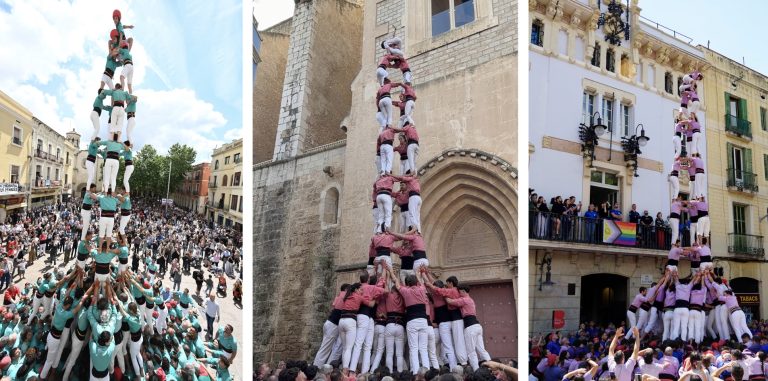 Verds i Vella doblen castells de 9, la Jove en firma el seu primer i diverses colles registren èxits de 8