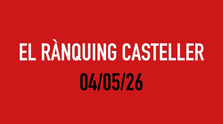El Rànquing Casteller: 04/05/26
