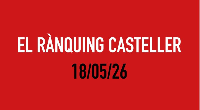 El Rànquing Casteller: 18/05/26