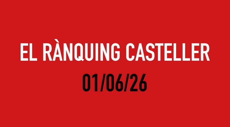 El Rànquing Casteller: 01/06/26