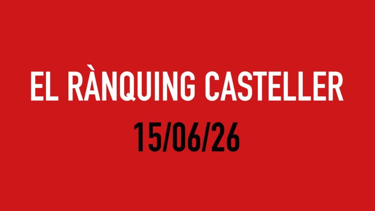 El Rànquing Casteller: 15/06/26