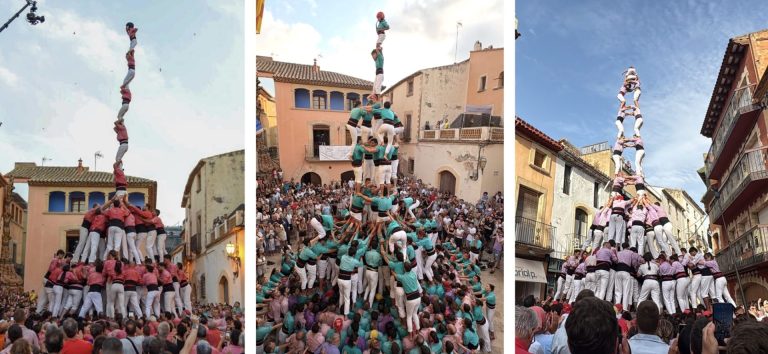 Cap de setmana d’alt voltatge en la gamma extra, els castells de 9 i els de 8