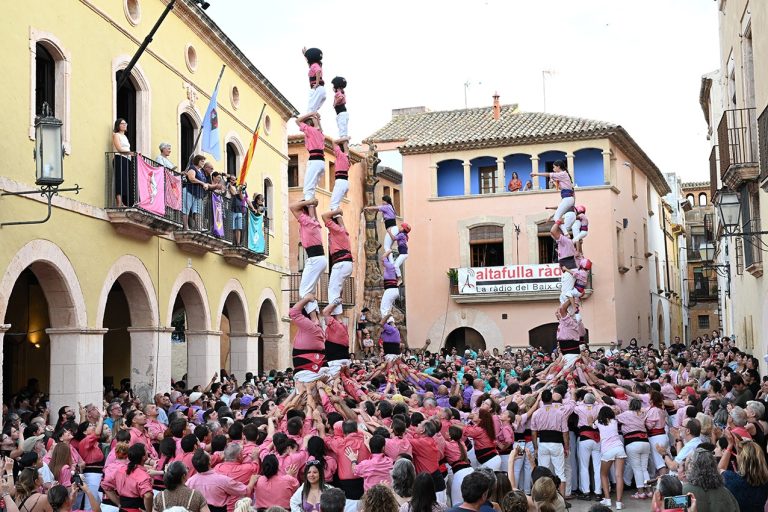 Pols casteller a Altafulla i Torredembarra