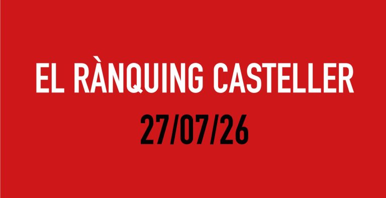 El Rànquing Casteller: 27/07/26