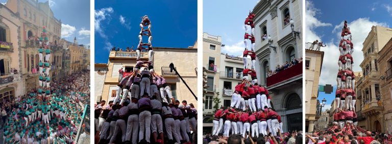Les quatre de Sant Fèlix passen amb nota el cap de setmana previ, amb dinou castells de gamma extra