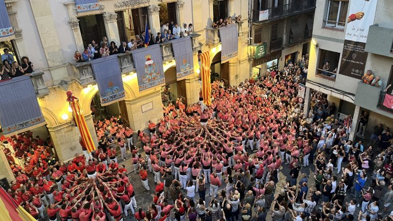 Els Xiquets de Valls opten per la prudència a la Diada Nacional